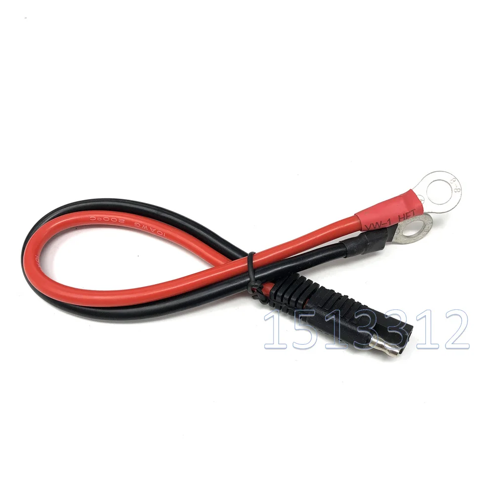 10AWG 30 см SAE к уплотнительному кольцу клеммный жгут 2 штырь быстроразъёмного