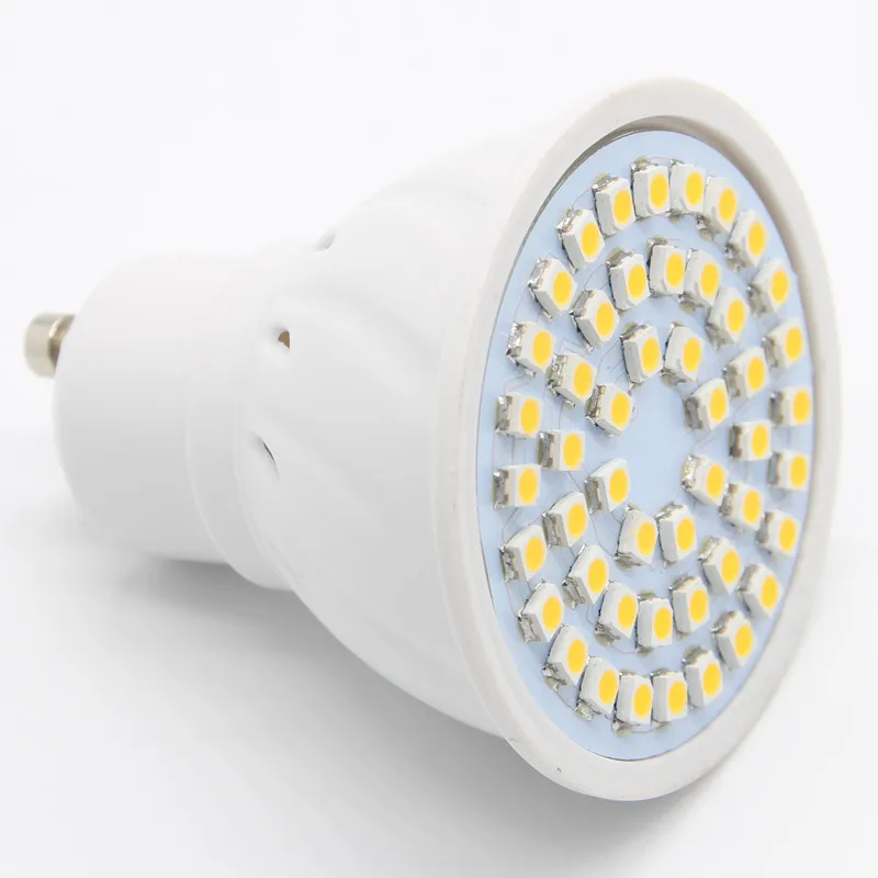 Светодиодная лампа GU10 5 Вт 6 8 220 В переменного тока 3528 SMD 48 светодиодов/60