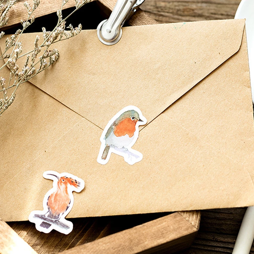 45 шт./кор. Kawaii мягкие животные Робин дневник мини Бумага Стикеры украшения DIY Скрапбукинг Стикеры канцелярские Детский подарок