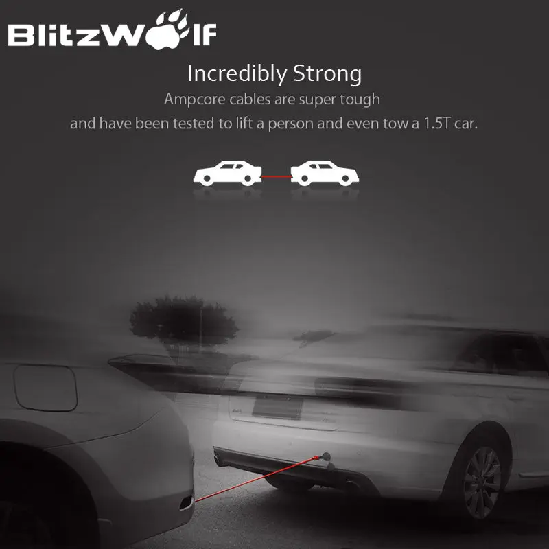 BlitzWolf кабель USB тип-С кабель 1m 1.8m для зарядки мобильного телефона для Xiaomi для Macbook