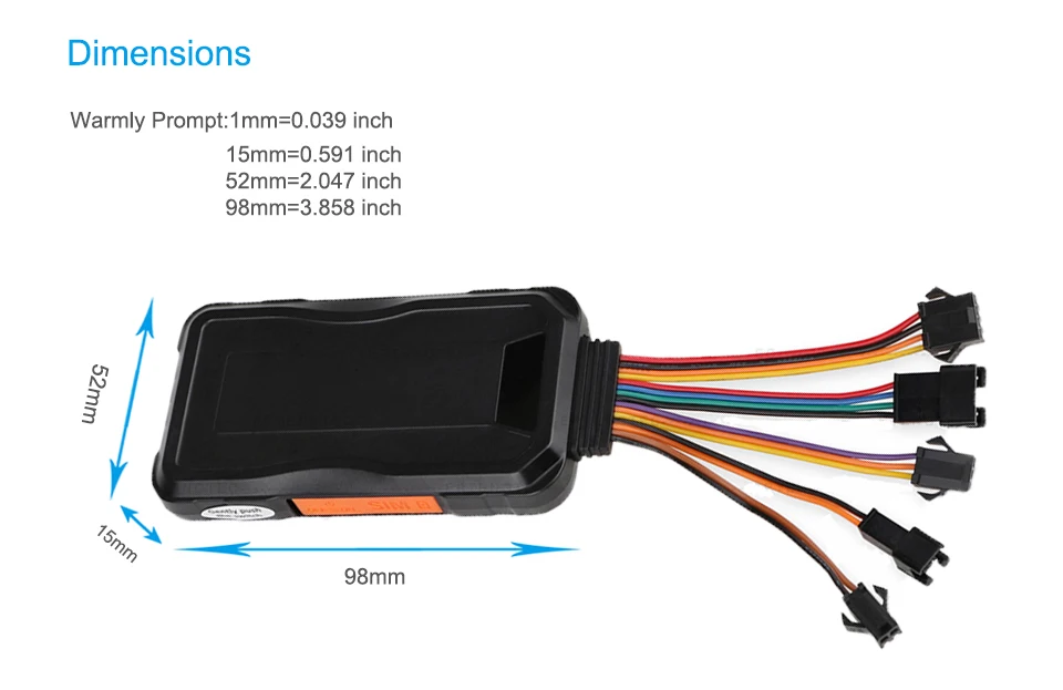 Concox GT06E 3g gps трекер устройство слежения в реальном времени WCDMA GSM gps локатор SMS приложение веб-Отслеживание несколько сигнализации SOS ACC трекер