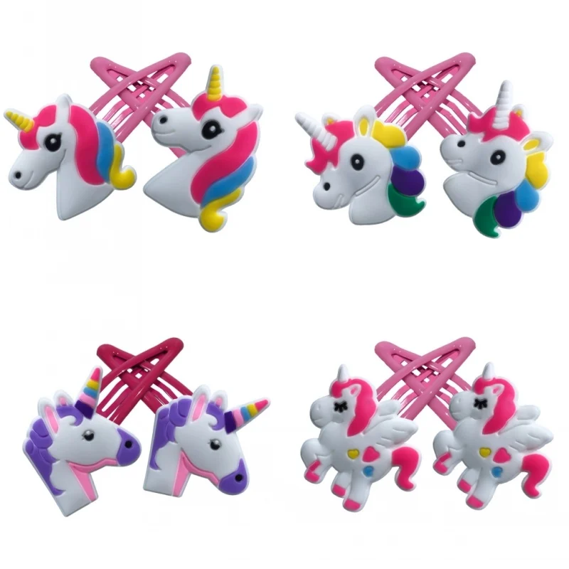 Новое поступление эластичные резинки для волос с единорогом детские резиновые