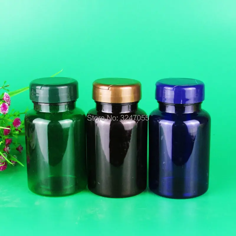 120 мл зеленая/синяя/коричневая пластиковая портативная аптечка посылка 120cc