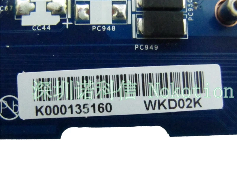NOKOTION бренд K000135160 для Toshiba Satellite P850 P855 материнская плата ноутбука QFKAA LA 8392P +