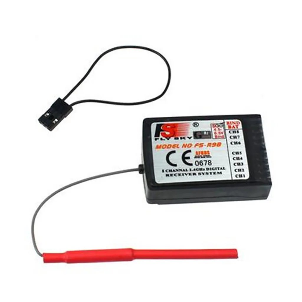 Новинка 2019 FS R9B 2 4G 8CH приемник RC цифровая RX Радио система для TH9X B передатчик