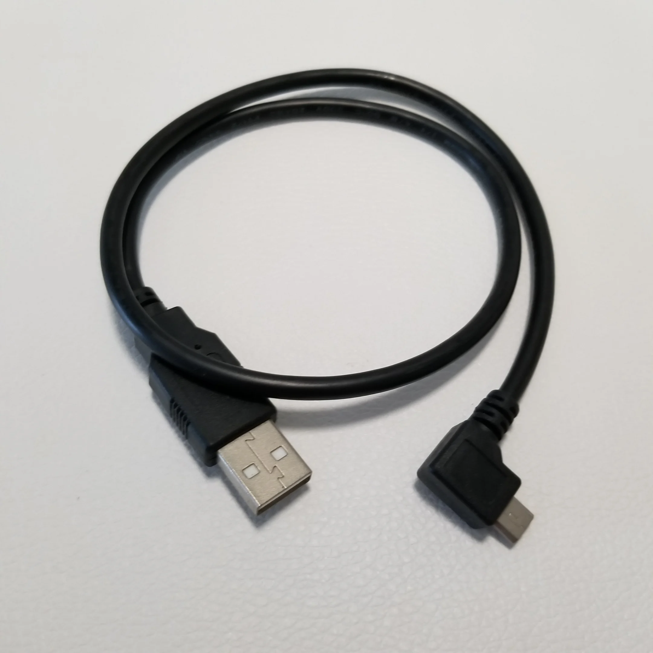 90 Degree Right Angle Micro USB to A Adapter Data Extension Cable for Mobile Phone PC Black 50cm | Компьютеры и офис