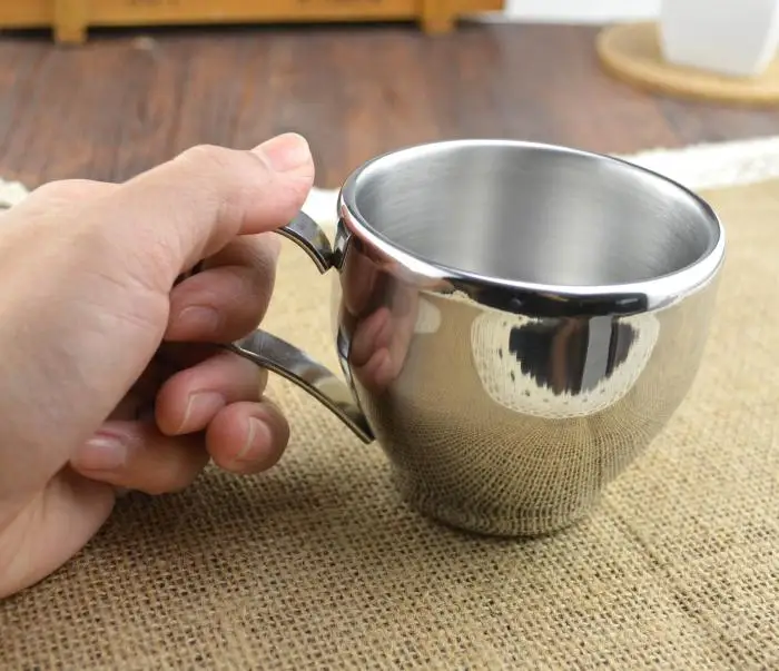 Европейский стиль высокое качество нержавеющая сталь кофейная чашка и блюдце