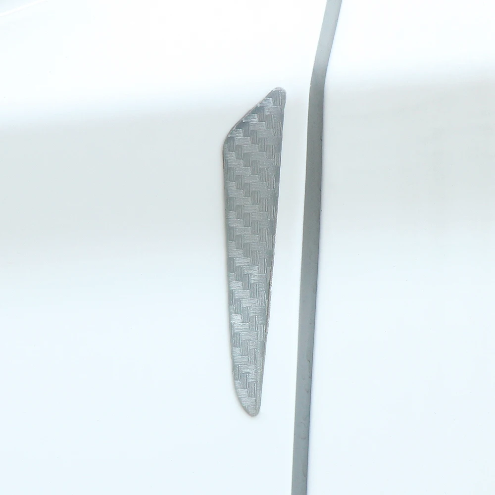 Черная/Серебристая защита дверей автомобиля боковых краев наклейки для Skoda/ Octavia /