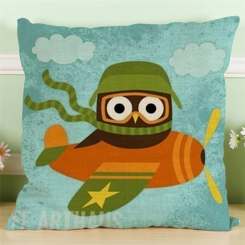 Наволочка Ouneed мультяшная Сова чехол для подушки с принтом Подушка на талию чехлы
