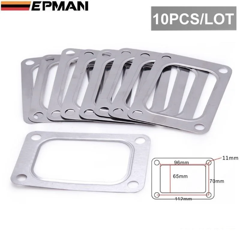 10PCS/LOT Proformance Turbo T6 4 Bolt Gaskets Turbocharger Inlet Gasket EP-CGQ65D |