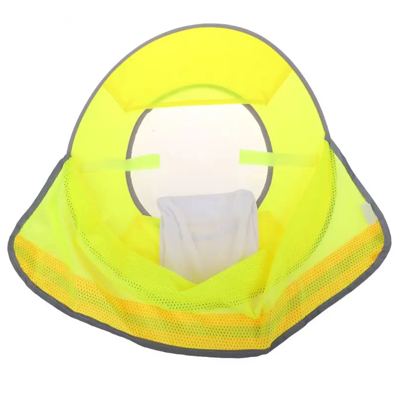 

Reflective Stripe Neck Shield Safety Hard Hat Cap Sun Shade Protective Helmets Workers Cover Summer