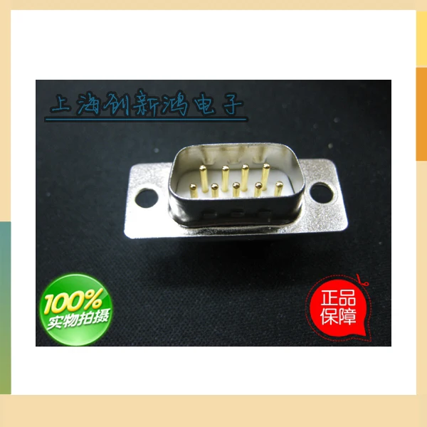 

DB9 9p-pin 180-градусная Высококачественная позолоченная проволочная склейка RS232 серийная головка промышленного класса белого пластика позолоч...