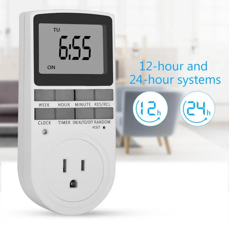 Летнее время/случайные режимы работы смарт-таймер Программируемый таймер