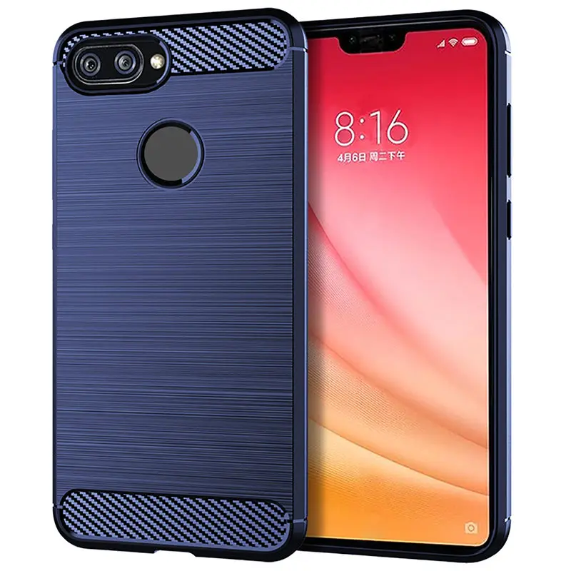 Xiaomi Mi 8 Lite чехол для глобальной версии силиконовый мягкий задней панели телефона