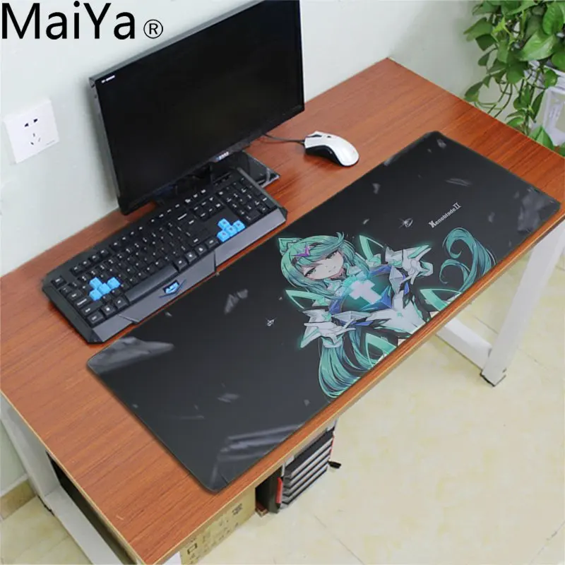 LockEdge 40x90cm MaiYa Xenoblade Chronicles 2 Комфортный коврик для мыши игровой коврик для мыши - Цвет: LockEdge 40x90cm