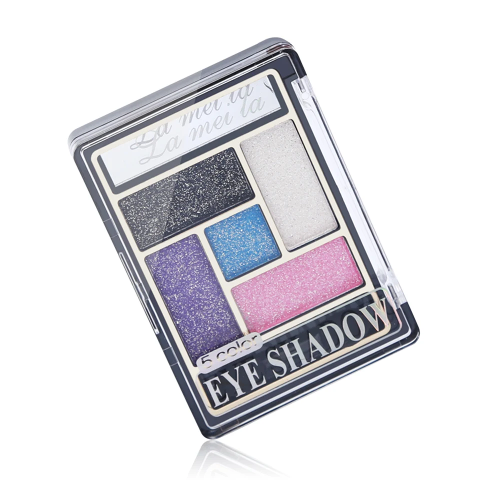 Косметический набор 5 цветов/набор для макияжа Тени век Палитры Glamorous Shimmer Цвета