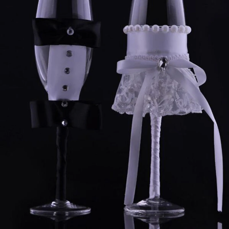1 пара Набор бокалов для торта и вина|knives knife|cup cupschampagne toast wedding |