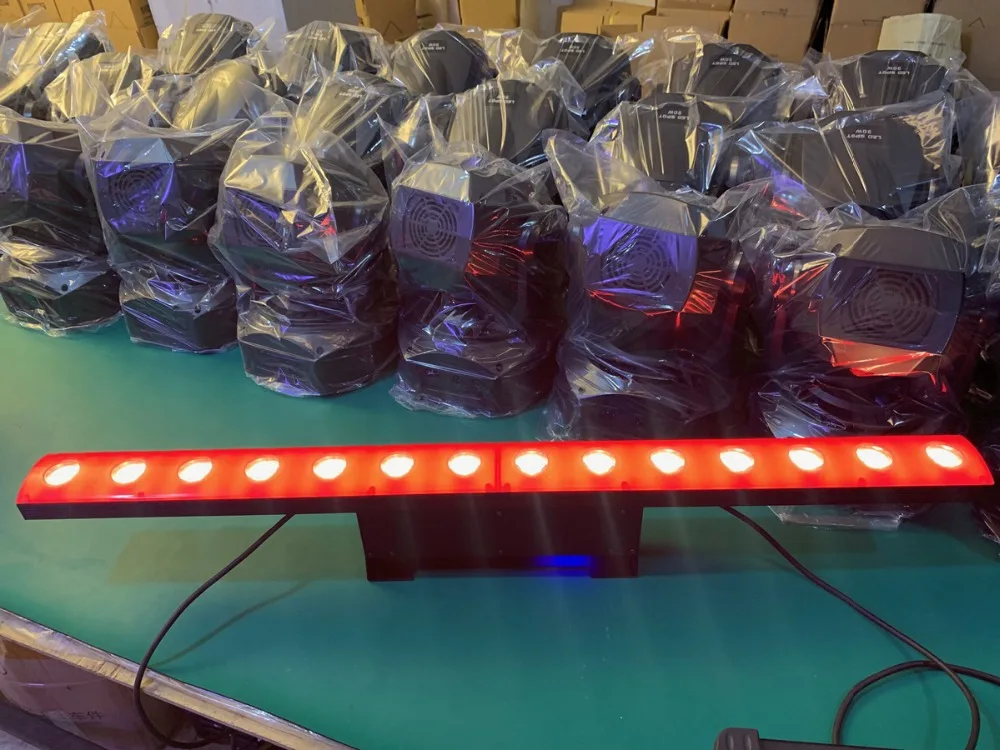Светодиодный луч и стирка 2в1 светодиодный светильник 12x5 Вт RGB 3в1 теплый белый 72 шт. RGB 3в1 SMD 5050 Светодиодный дежурное освещение DMX dj disco