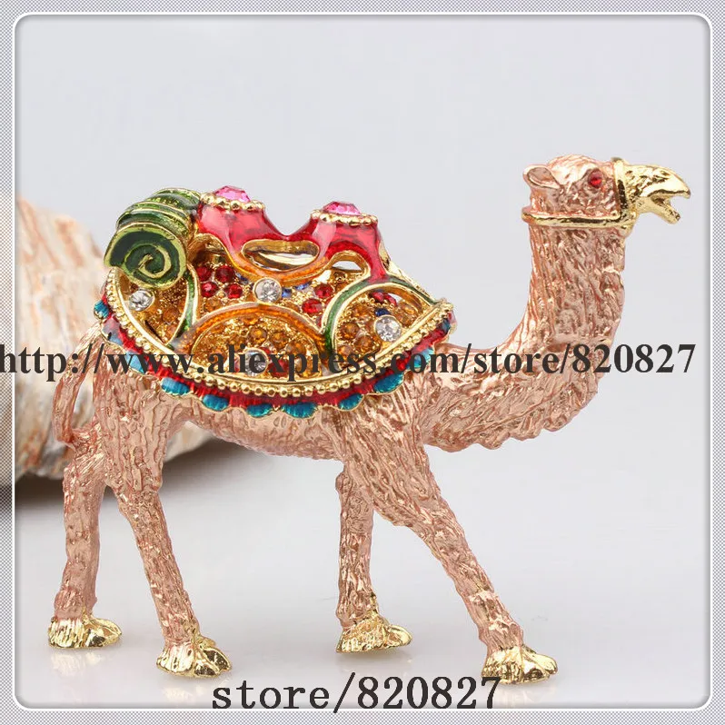 Camel ювелирные изделия с кристаллами безделушка кольцо коробка драгоценными