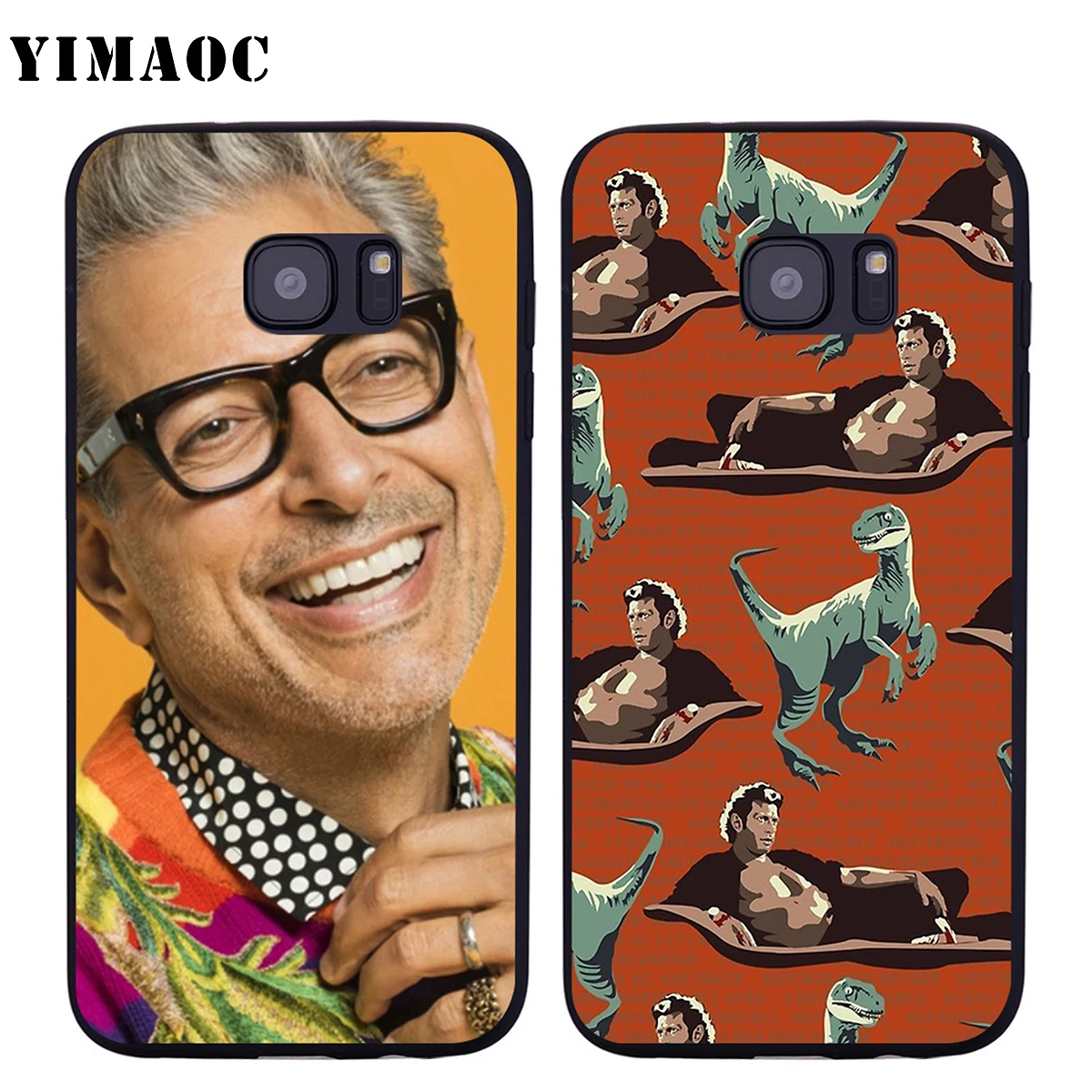 Чехол YIMAOC Jeff Goldblum для Samsung Galaxy A7 A8 A9 A10 A20 A30 A40 A50 A70 M10 M20 M30 S10e J6 Plus|Бамперы| |