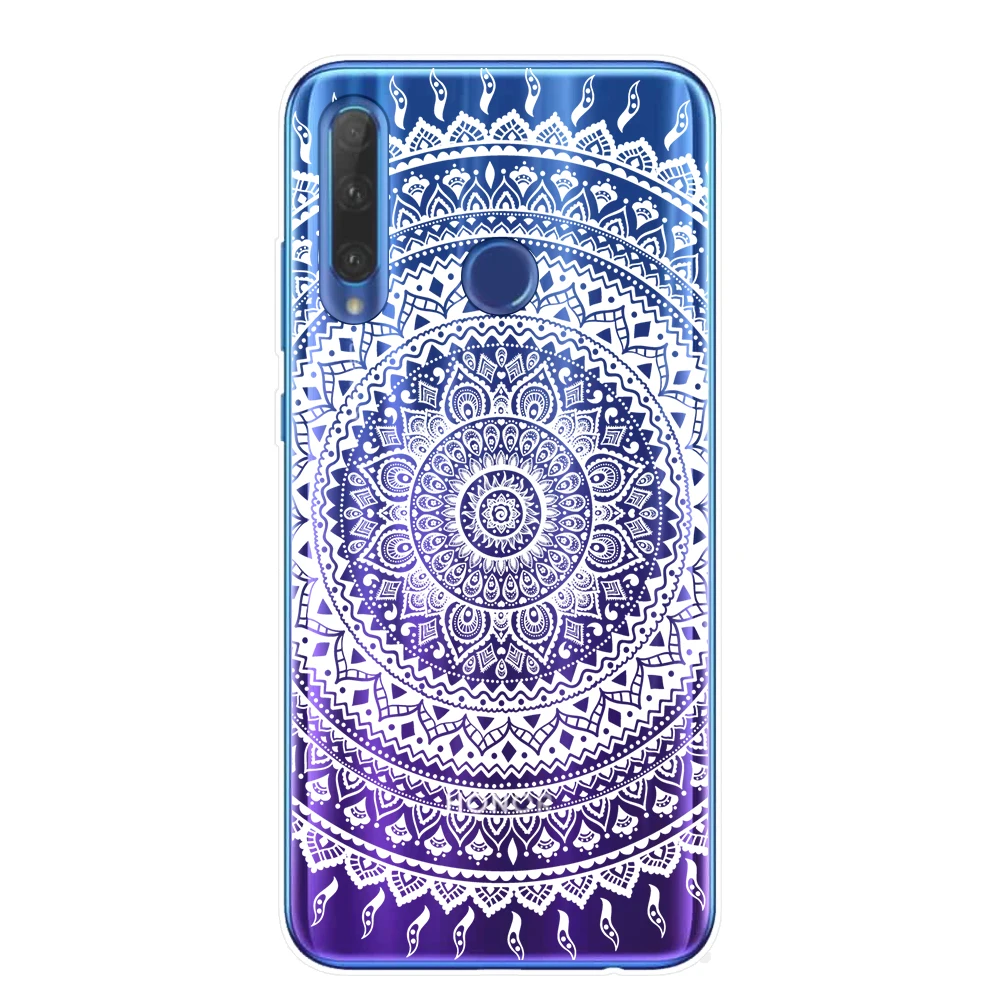 Ретро Мандала Цветок чехол для телефона для huawei Honor 9 10 20 Lite Pro Чехол TPU чехол s для huawei mate 10 20 Lite Pro Ловец снов