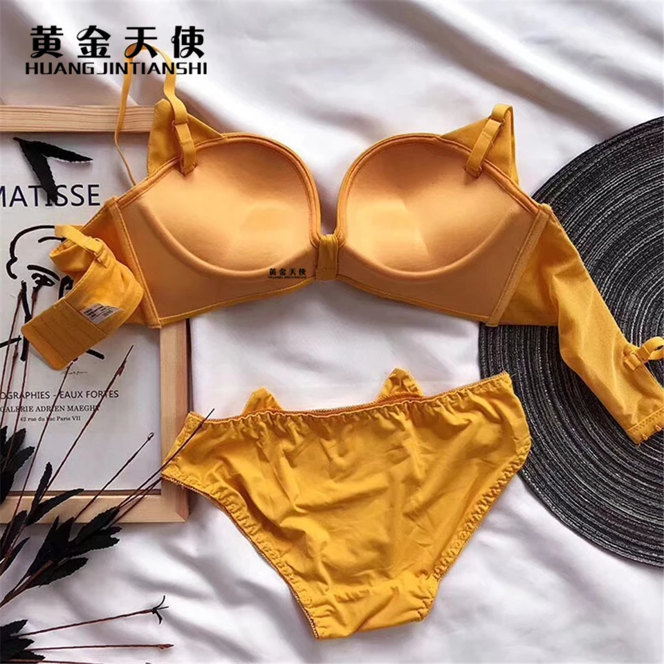 Сексуальный бесшовный бюстгалтер нижнее белье для женщин милые кошачьи ушки