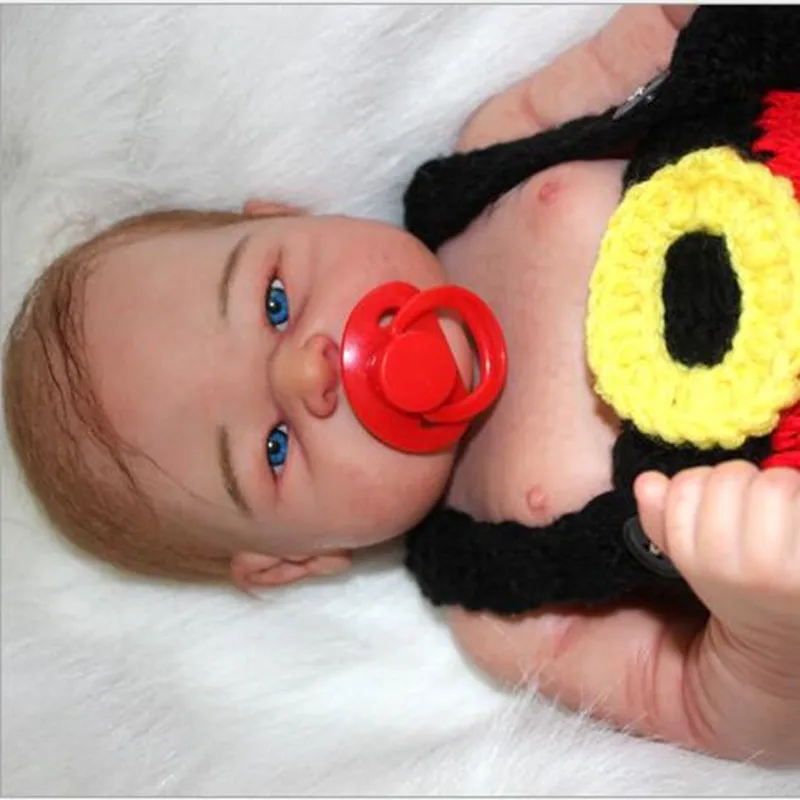 Милый новорожденный полносиликоновый Bebe Кукла Reborn Baby Girl Реалистичная