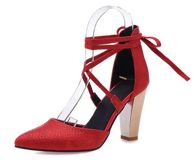 2017 summer new high-heeled sandals with rough the Roman women's shoes 35-43 free shipping | Обувь