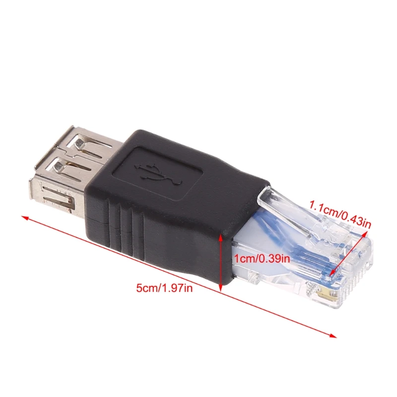 1 шт. Новый TCAM USB тип A гнездо к RJ45 папа Ethernet LAN сетевой маршрутизатор розетка