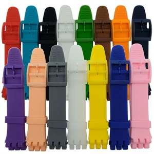 Аксессуары для часов, образец ремешка, пряжка, силиконовый ремешок для часов 16 мм 17 мм 19 мм 20 мм
