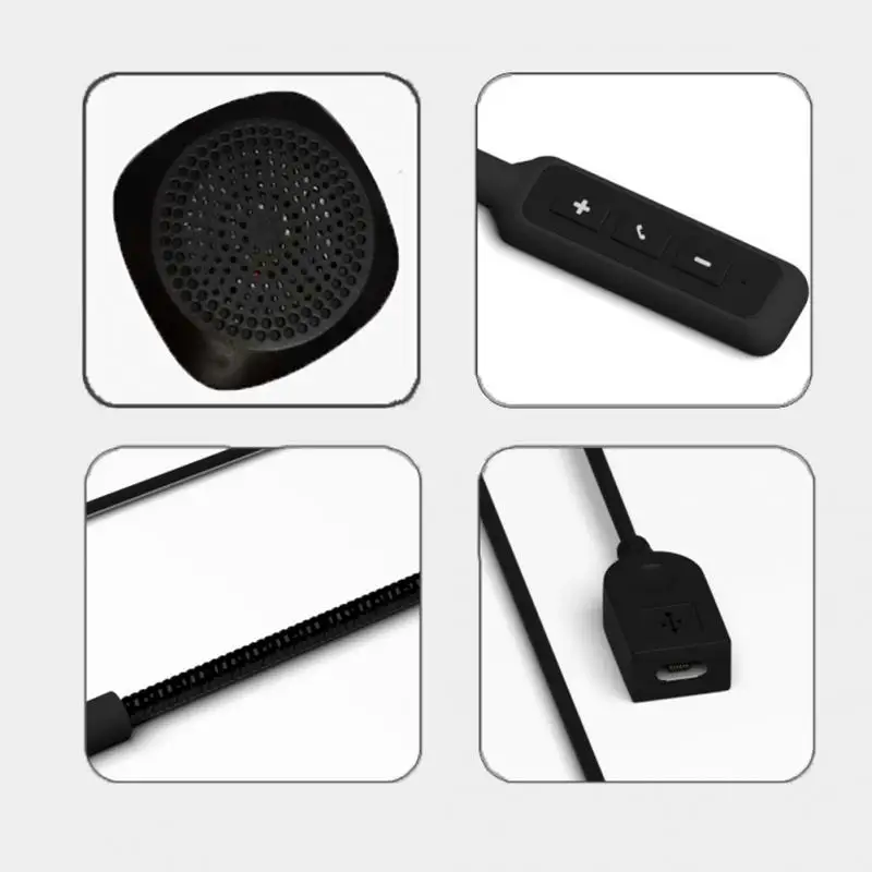 Bluetooth 4,2+ BR+ EDR наушники стерео для мотоциклетного шлема Проводная гарнитура длинная резервная гарнитура MH03