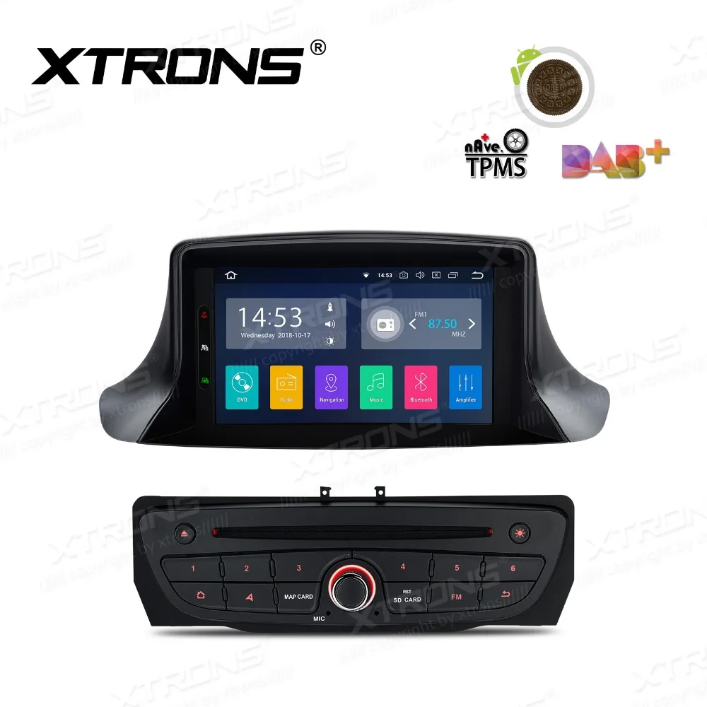 XTRONS 7 &quotAndroid 8 1 радио gps RDS USB wifi Автомобильный dvd плеер для Renault Megane 3 III Fluence 2008 2009 2010