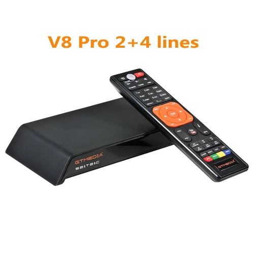 Белый Freesat V8 PRO2 комбинированный спутниковый ресивер с бесплатной 1 год Европа 5 нажатий Cccam сервер поддержка DVB-S2+ T2/C Biss ключ pk v8 золотой - Цвет: Белый