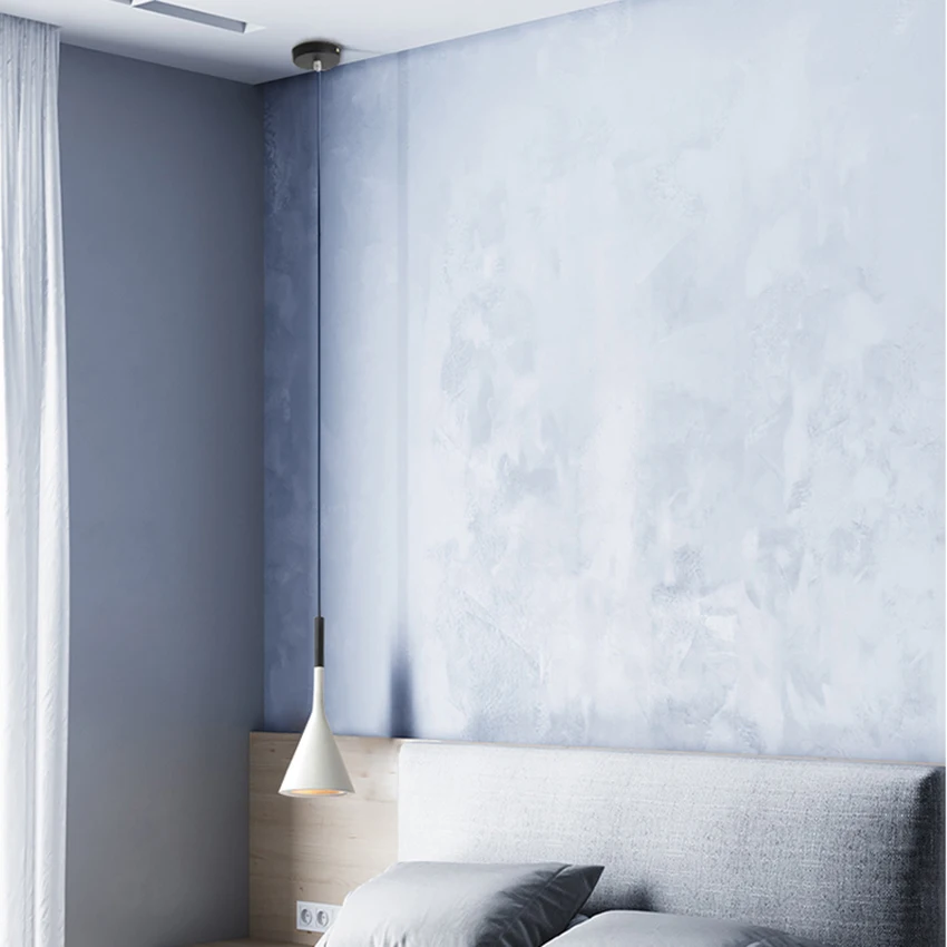 Скандинавский свет современный светодиодный подвесной светильник из смолы для