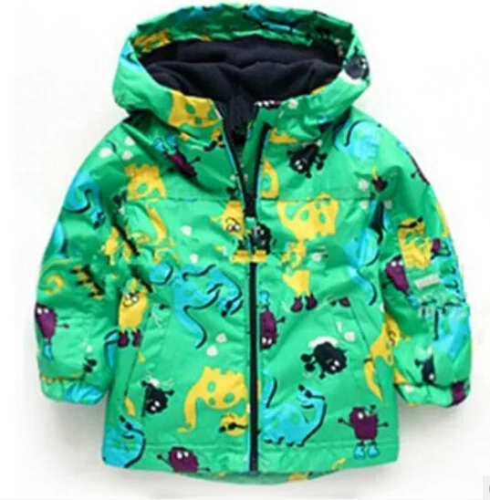 jacket colours Kocotree/осенне-зимняя куртка для девочек, ветровка, куртка для мальчиков, детский плащ, плащ, Детский водонепроницаемый костюм - Цвет: jacket colours