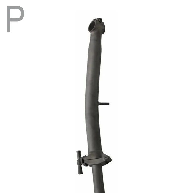 P Matte Color Stem TWTOPSE титановый стержень для Brompton, складная велосипедная головка, трубка для s m P, светильник для руля, вес титанового руля велосипеда - Цвет: P Matte Color Stem