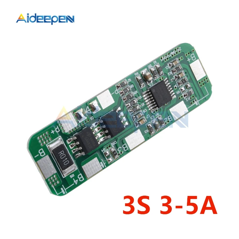 3S 3-5A 1S 2S 3S 4S 2.5A 5A 6A 8A 10A литий-ионный аккумулятор 18650 защита зарядного устройства 3,7 в 7,2 в PCB BMS для Lipo батареи - Цвет: 3S 3-5A