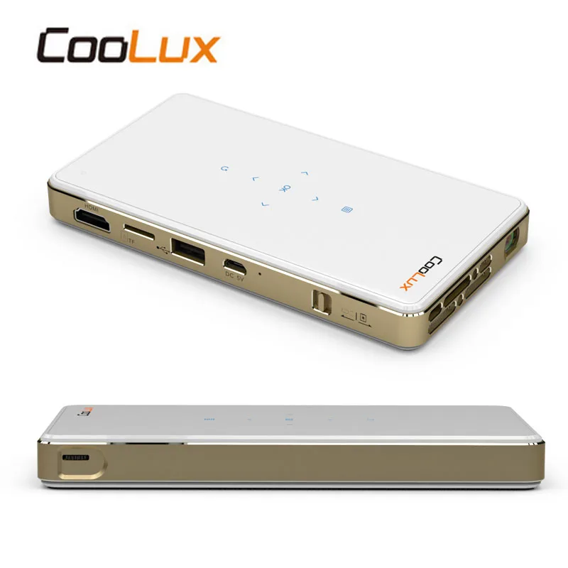 Coolux магазины Q6 Full HD 1080 P видео мини светодиодный проектор Android WIFI Airplay DLP карман