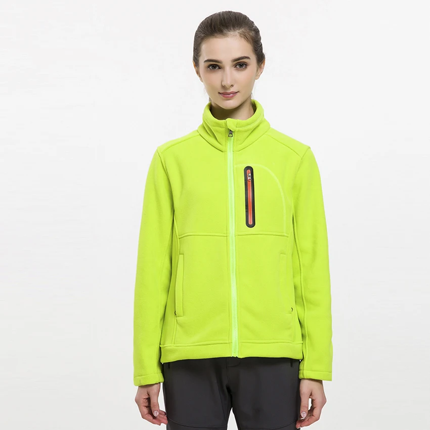 Mountainskin 2020 Женская Весенняя флисовая куртка для спорта на открытом воздухе
