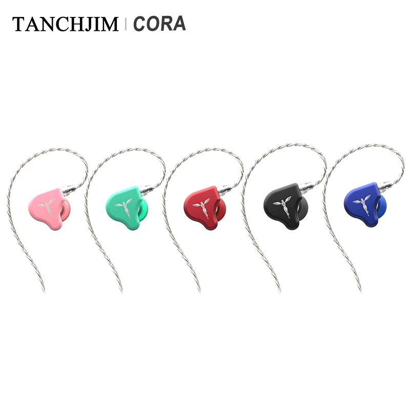 Динамические наушники TANCHJIM кора Hi-Fi наушники-вкладыши с посеребренным OFC кабелем