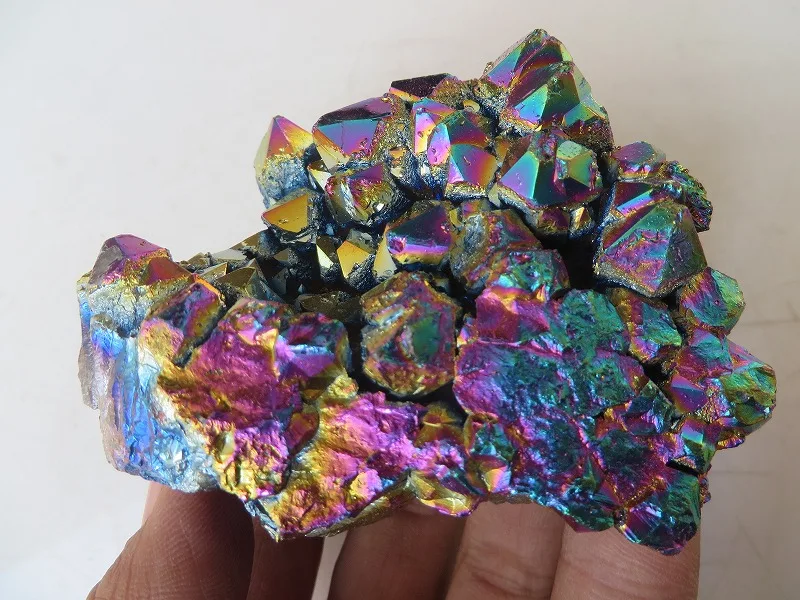 199g AA Natural More Colour QUARTZ Titanium Crystal Cluster Specimens Reiki | Дом и сад