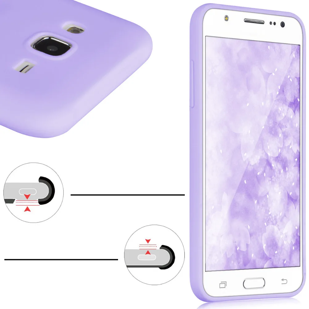 Мягкий чехол Yokata для samsung Galaxy J5 J500F милый мягкий гелевый силиконовый чехол ярких цветов для задней панели телефона