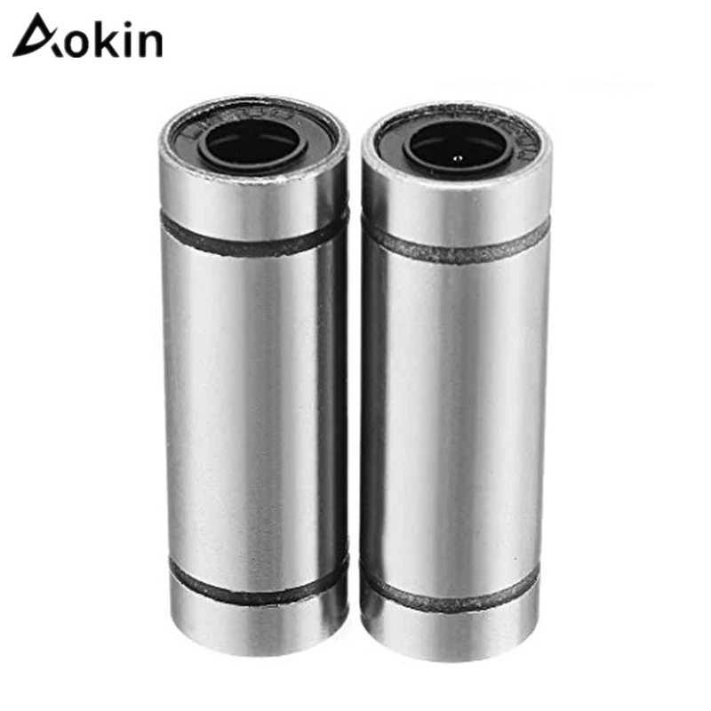 

Aokin 2pcs LM6LUU Linear Ball Bearings 6x12x35mm Double Side Rubber Seal Linear Motion Ball Bearing Bushing Linear Bearing 6mm