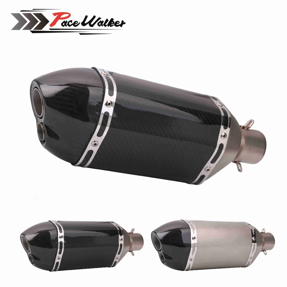 Модификация мотоцикла 51 мм глушитель из натурального углеродного волокна