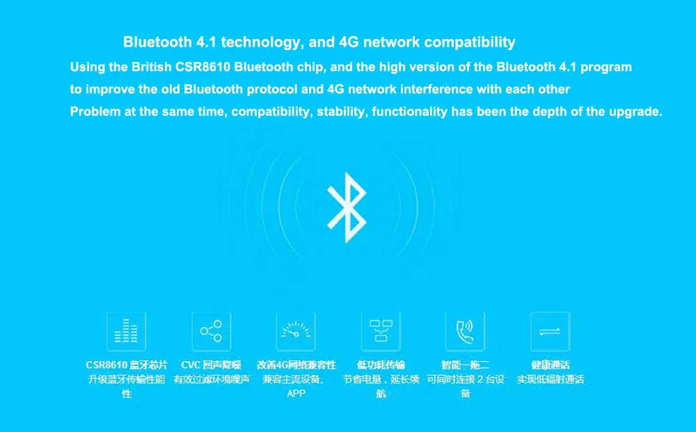 Xiaomi Bluetooth Youth Edition наушники гарнитура Bluetooth 4,1 Xiaomi Mi LYEJ02LM наушники со встроенным микрофоном Handfree