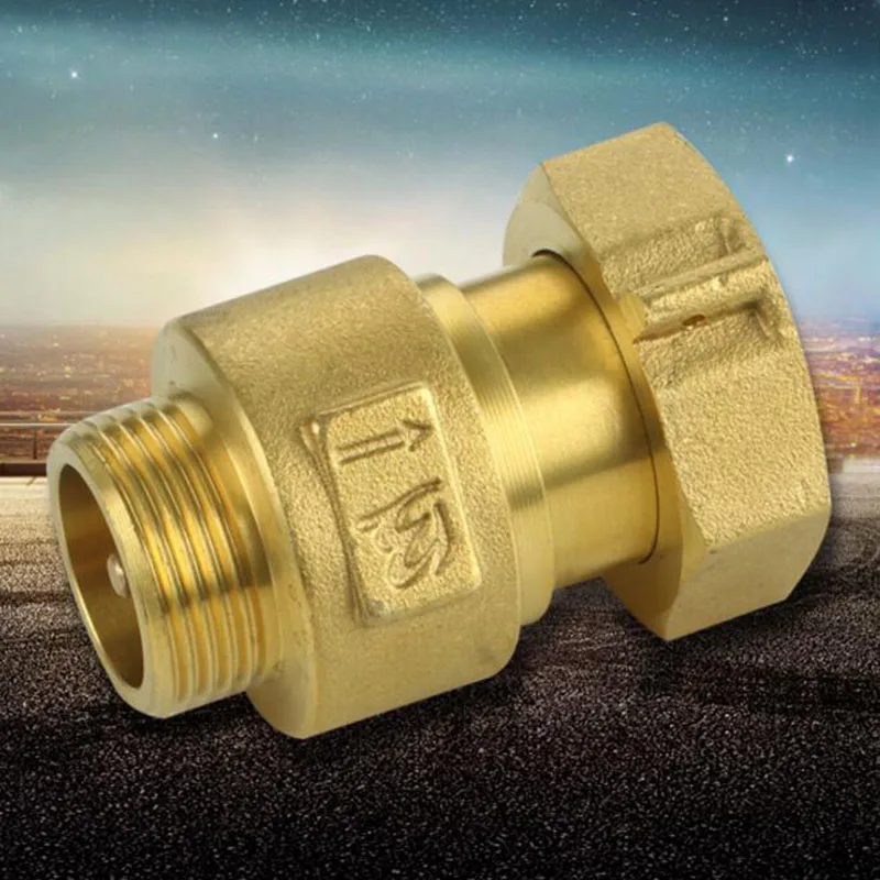 Медный медный обратный клапан 3/4 'ɽN20 женский резьбовой поворотный 1/2''