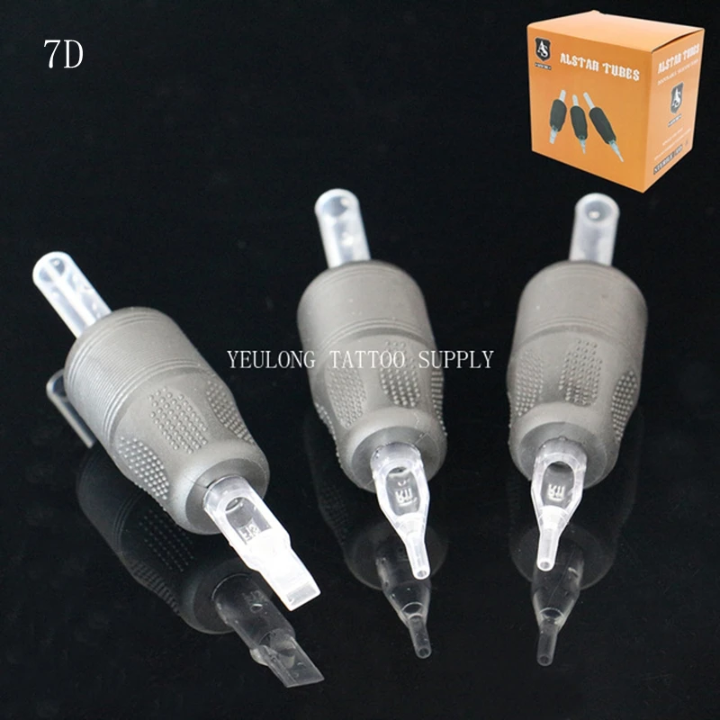 

20 шт., одноразовые силиконовые ручки для татуировок 7D, 25 мм