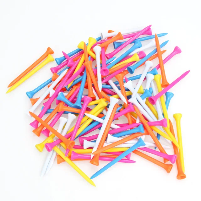 100 шт. разноцветные пластиковые футболки для гольфа 82 мм|accessories speaker|accessories