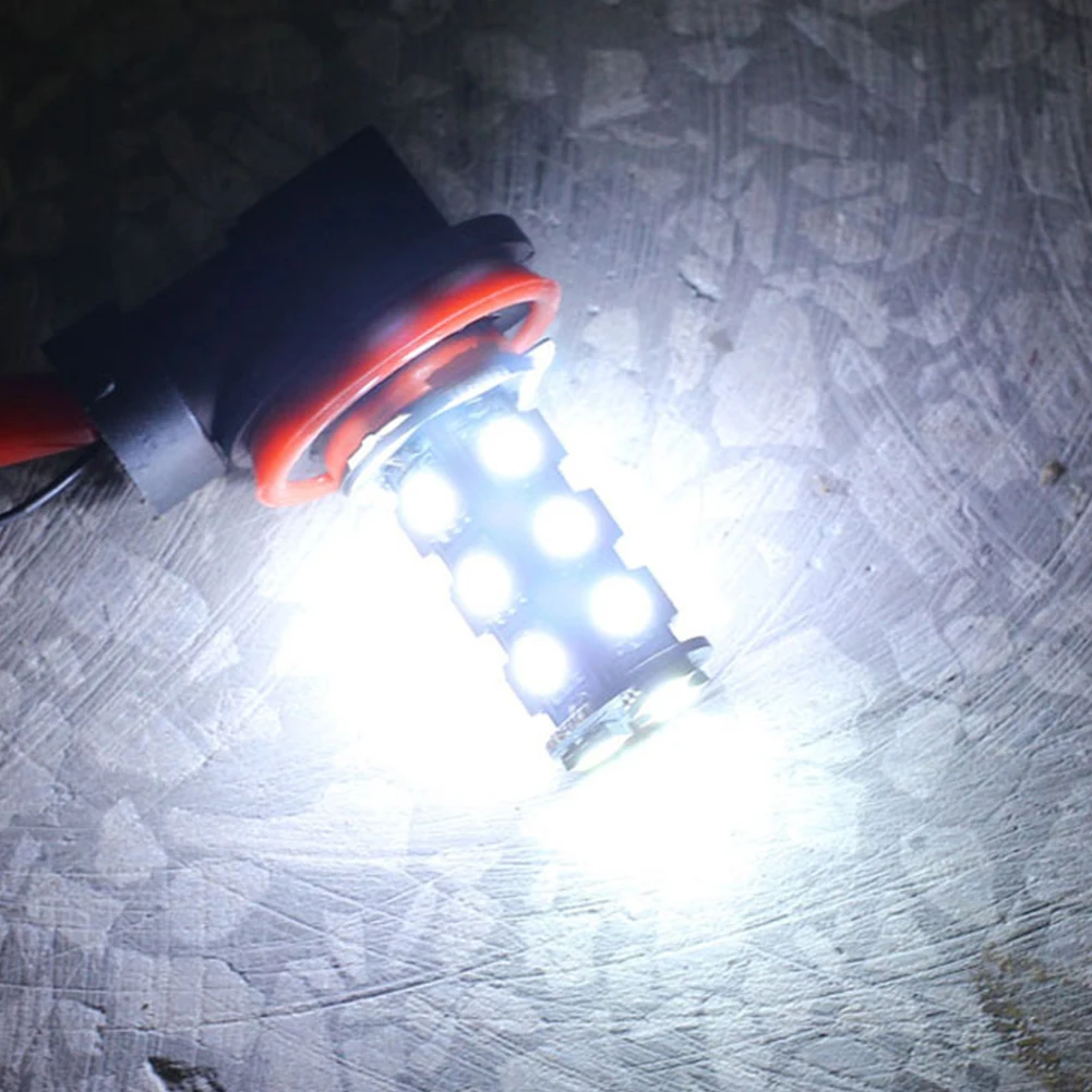 Супер белый и яркий DC 12V светодиодный противотуманный фонарь для вождения автомобиля 5050 SMD Автомобильная противотуманная фара для противотуманной погоды вождения H8/H11