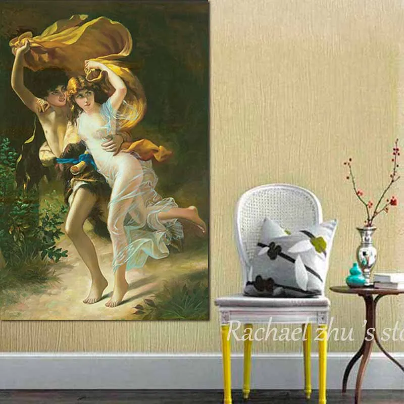 Высококачественная классическая привлекательная картина маслом на холсте для